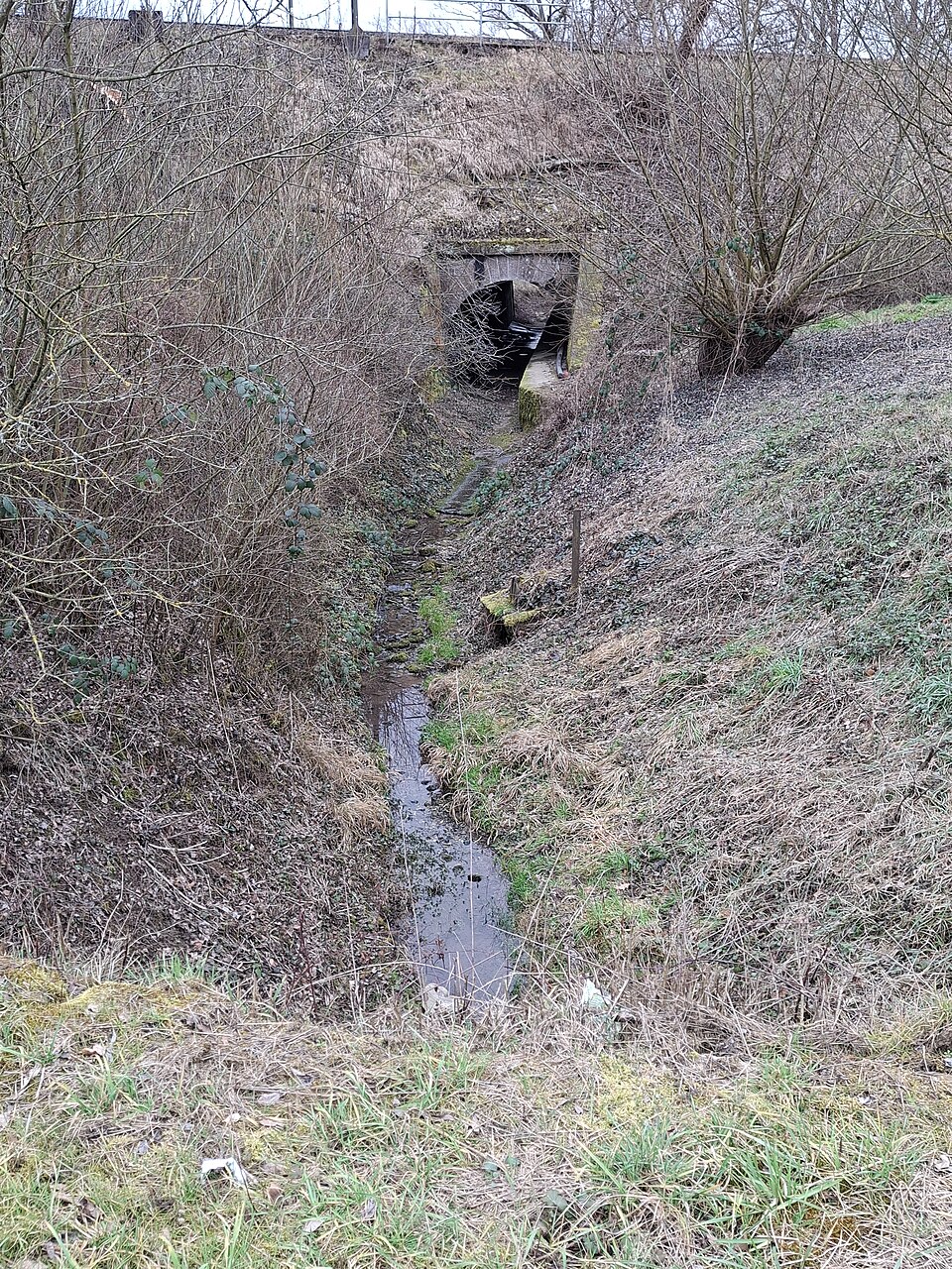 Hungergraben (Salzach) kurz vor der B294