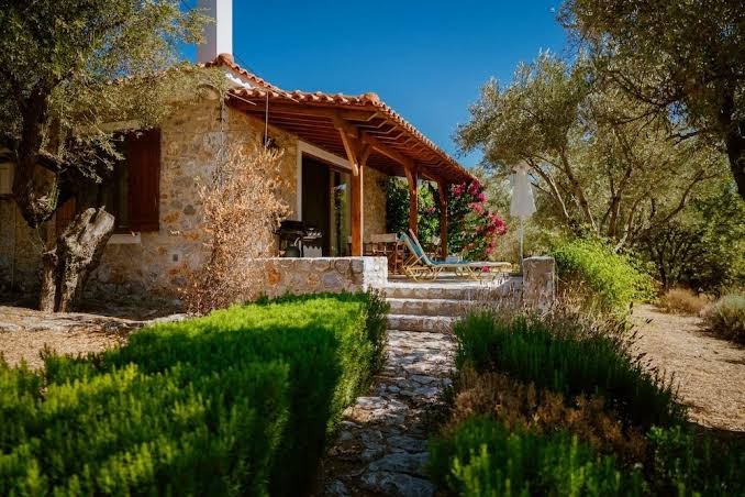 Waterfront Luxury Stone-built Villa in Olive Grove